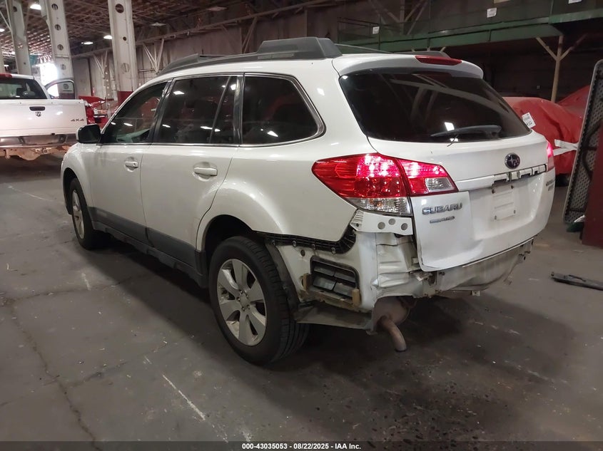 4S4BRBCC7A3315762 2010 Subaru Outback 2.5I Premium auction photo 1