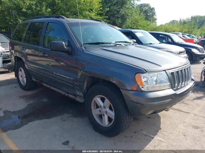 1J8GW68J43C620200 2003 Jeep Grand Cherokee Overland auction photo 1