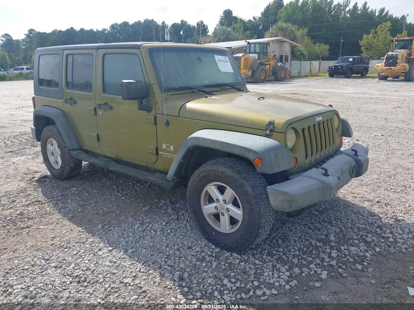 1J4GA39138L509500 2008 Jeep Wrangler Unlimited X auction photo 1