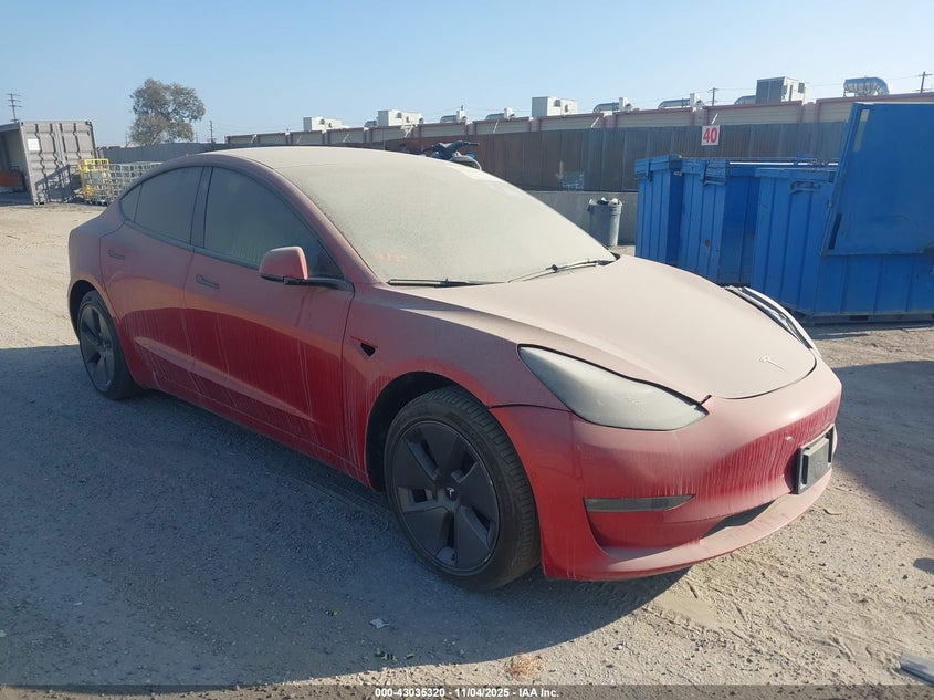 Vin: 5yj3e1eb1nf273763, lot: 43529455, tesla model 3 long range dual motor all-wheel drive 2022 img_1