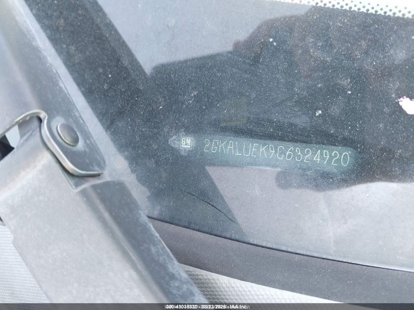 2012 GMC Terrain Slt-1 VIN: 2GKALUEK9C6324920 Lot: 43035330