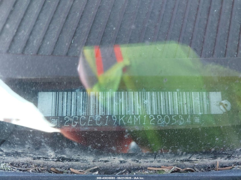 1991 Chevrolet Gmt-400 C1500 VIN: 2GCEC19K4M1220534 Lot: 43035593