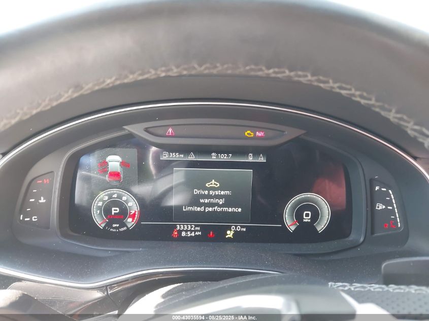 2021 Audi Sq8 Prestige Tfsi Quattro Tiptronic VIN: WA1CWBF17MD030385 Lot: 43035594