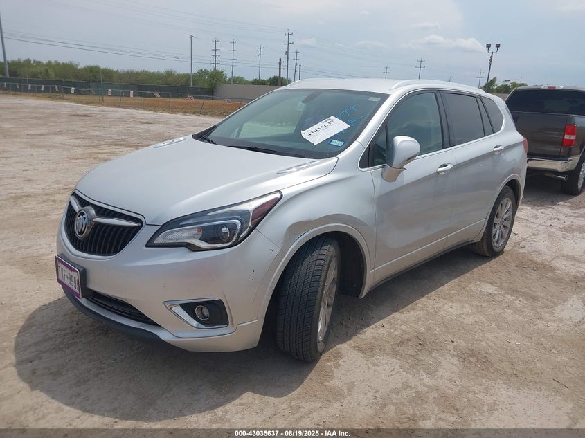 Vin: lrbfxcsaxkd012809, lot: 43529772, buick envision fwd essence 20192