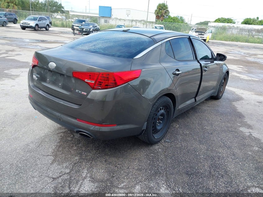 Vin: 5xxgn4a76dg161962, lot: 43529834, kia optima ex 20134