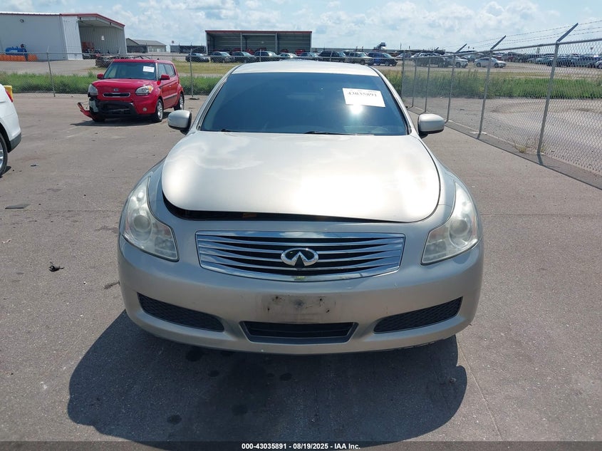 2008 Infiniti G35X VIN: JNKBV61F38M260623 Lot: 43035891