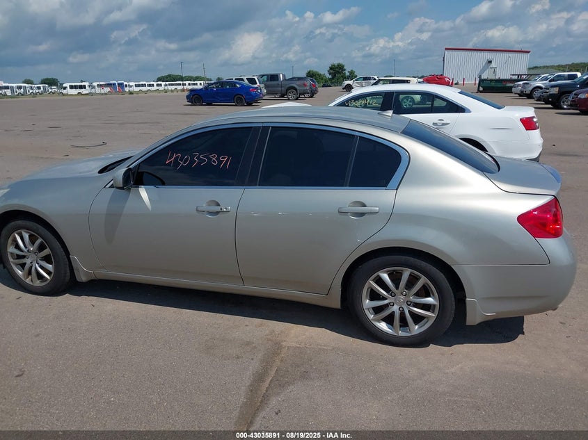 2008 Infiniti G35X VIN: JNKBV61F38M260623 Lot: 43035891