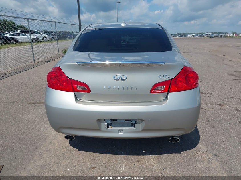 2008 Infiniti G35X VIN: JNKBV61F38M260623 Lot: 43035891