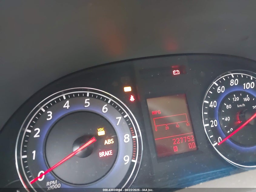 2008 Infiniti G35X VIN: JNKBV61F18M257929 Lot: 43035984