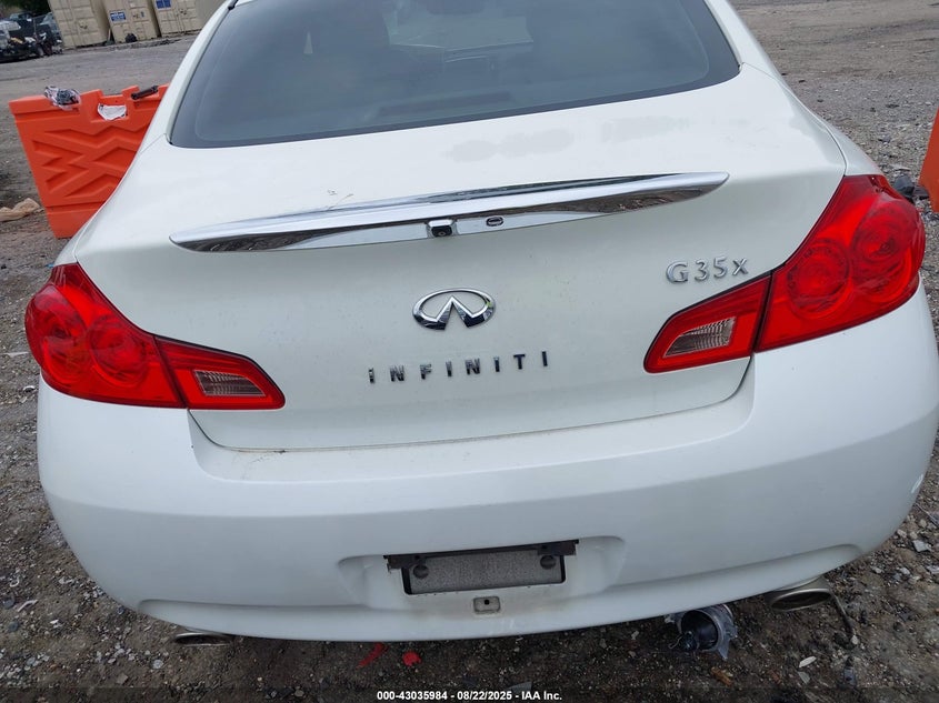 2008 Infiniti G35X VIN: JNKBV61F18M257929 Lot: 43035984