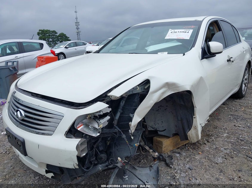 2008 Infiniti G35X VIN: JNKBV61F18M257929 Lot: 43035984