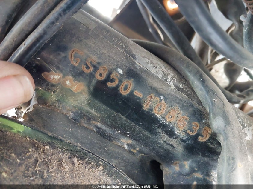 1979 Suzuki Gs850 VIN: 000000GS850106635 Lot: 43035988