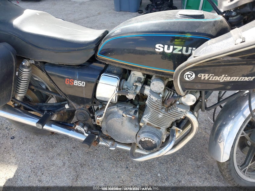 1979 Suzuki Gs850 VIN: 000000GS850106635 Lot: 43035988
