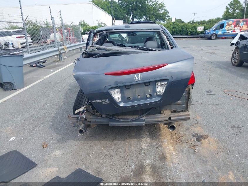 2006 Honda Accord 3.0 Ex VIN: 1HGCM66526A016762 Lot: 43036069