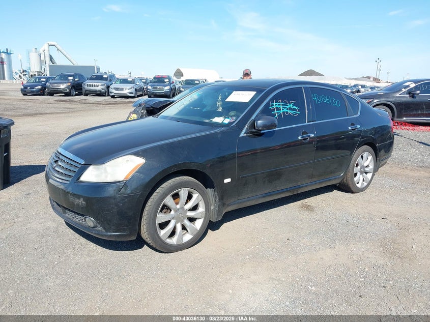 2007 Infiniti M35X black sedan gasoline JNKAY01F97M452028 photo #3