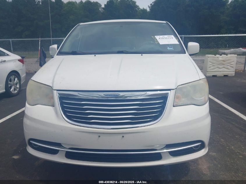 2012 Chrysler Town & Country Touring VIN: 2C4RC1BGXCR337591 Lot: 43036214