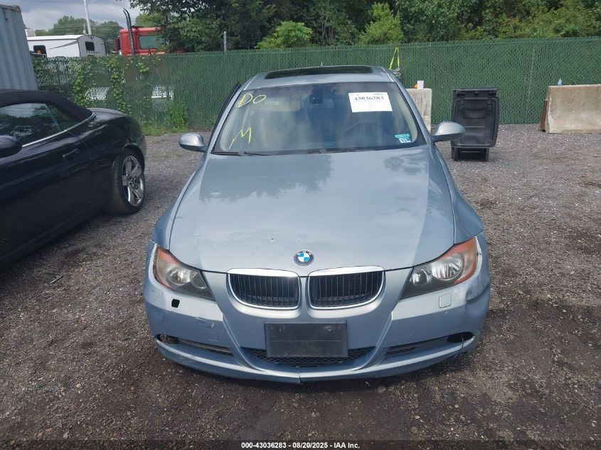 2006 BMW 325I VIN: WBAVB13566KX44600 Lot: 43036283