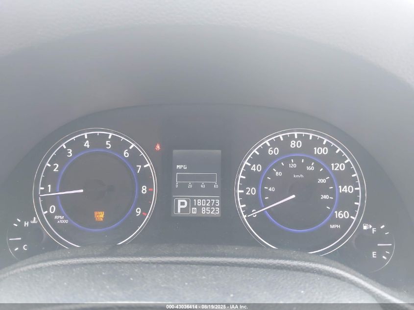 2011 Infiniti G37 VIN: JN1CV6AR2BM354132 Lot: 43036414