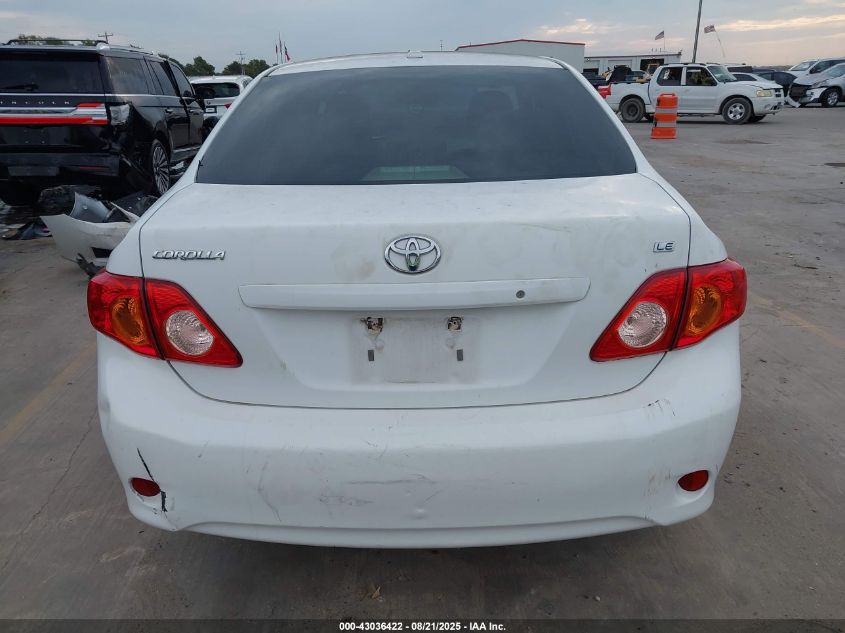2009 Toyota Corolla Le VIN: 1NXBU40E09Z099209 Lot: 43036422
