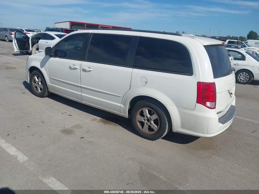 2012 Dodge Grand Caravan Sxt white van flexible 2C4RDGCG0CR190535 photo #4