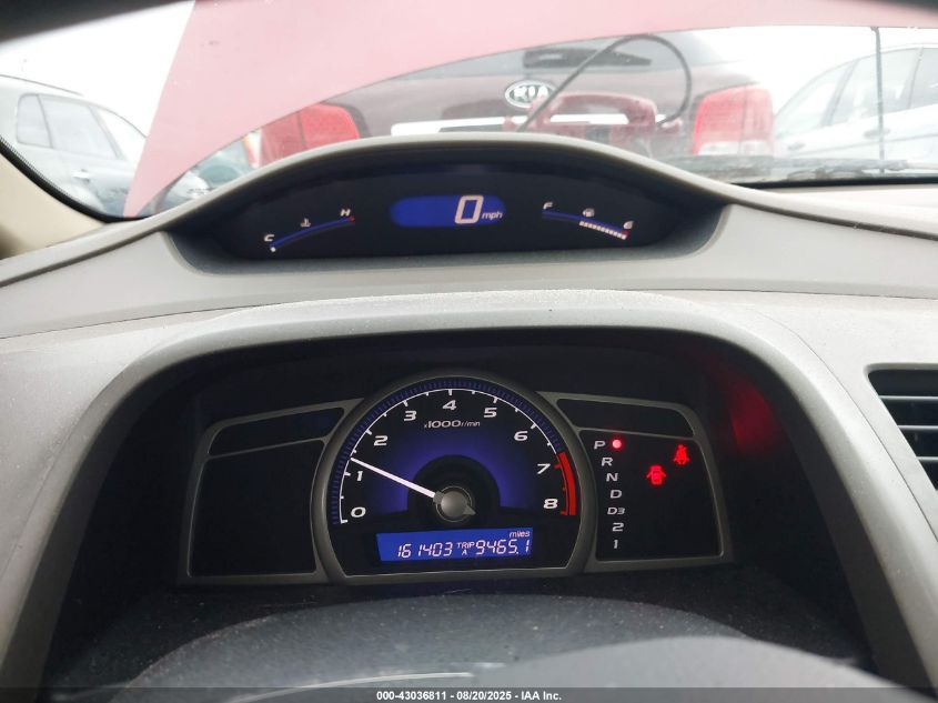 2008 Honda Civic Lx VIN: 2HGFA16528H509158 Lot: 43036811