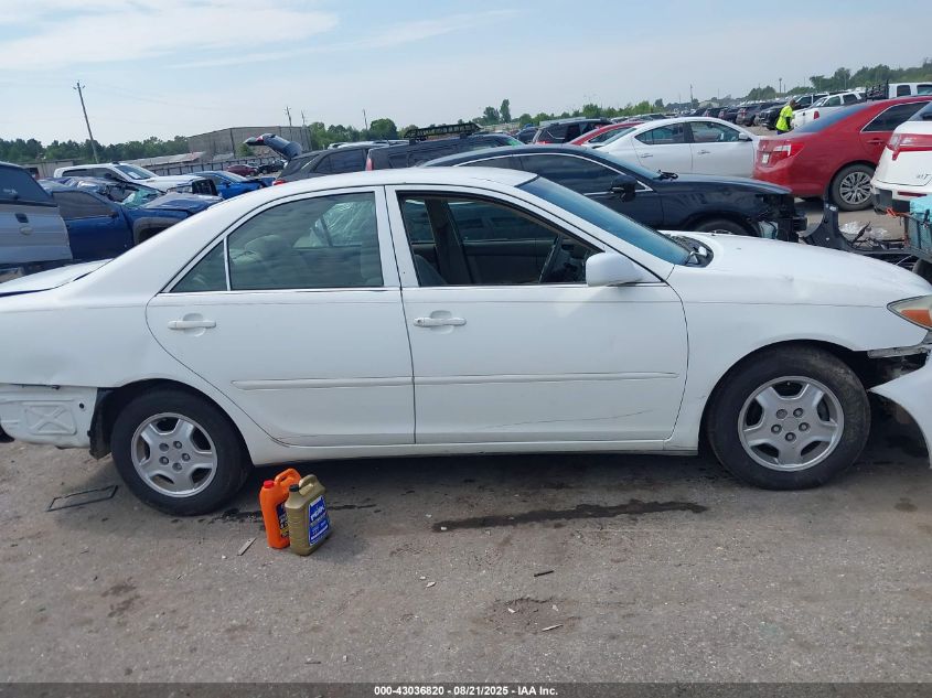 2002 Toyota Camry Le V6 VIN: 4T1BF30K72U022479 Lot: 43036820