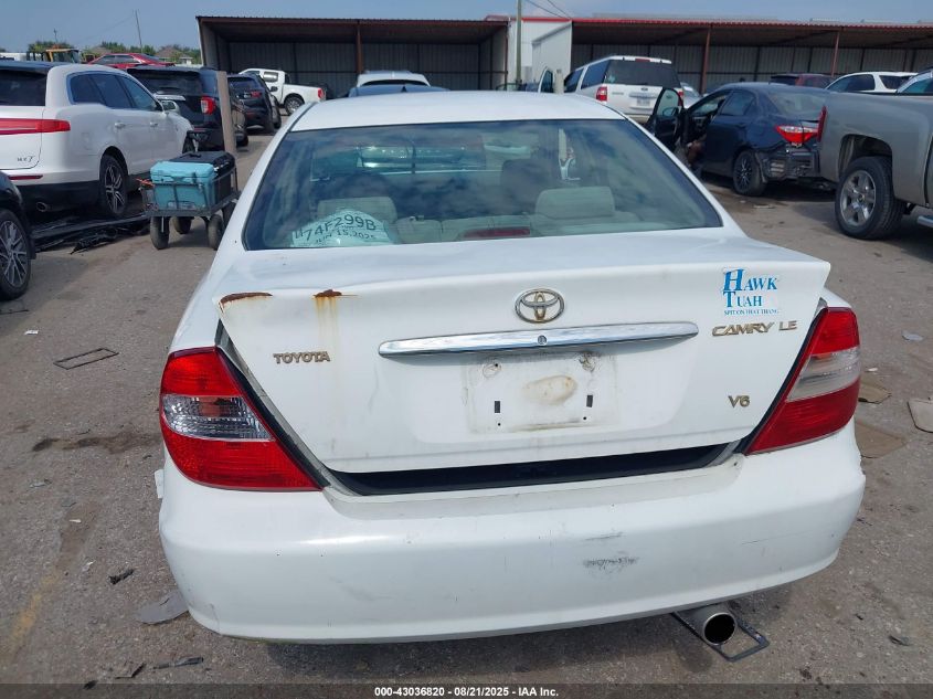 2002 Toyota Camry Le V6 VIN: 4T1BF30K72U022479 Lot: 43036820