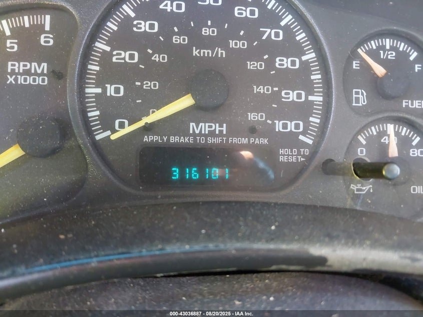 2000 Chevrolet Silverado 1500 Ls VIN: 1GCEK19T7YE141133 Lot: 43036887