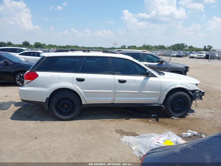 2009 Subaru Outback 2.5I VIN: 4S4BP61C496330343 Lot: 43036935