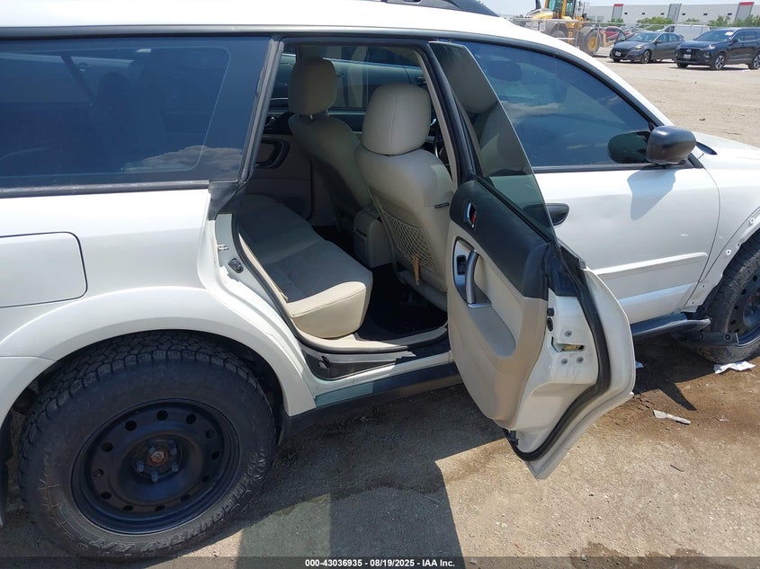 2009 Subaru Outback 2.5I VIN: 4S4BP61C496330343 Lot: 43036935