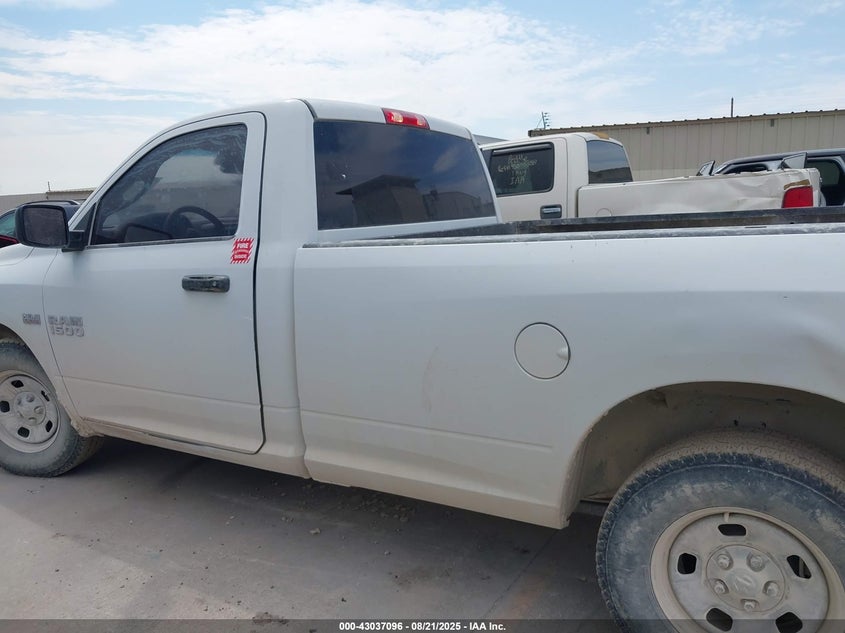 2018 Ram 1500 5.7 Tradesman 4x2 8' Box White Lot 111043037096 Vin 3C6JR6DT5JG143368