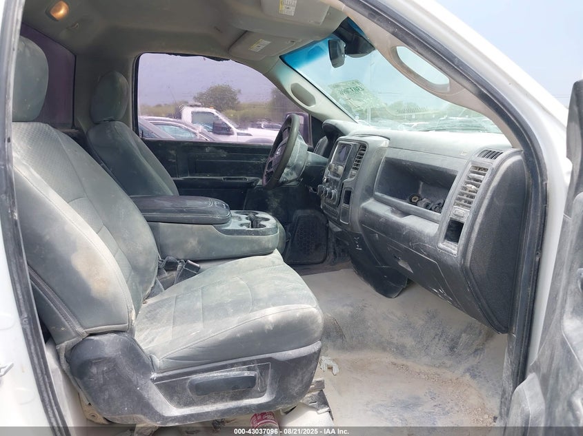 2018 Ram 1500 5.7 Tradesman 4x2 8' Box White Lot 111043037096 Vin 3C6JR6DT5JG143368