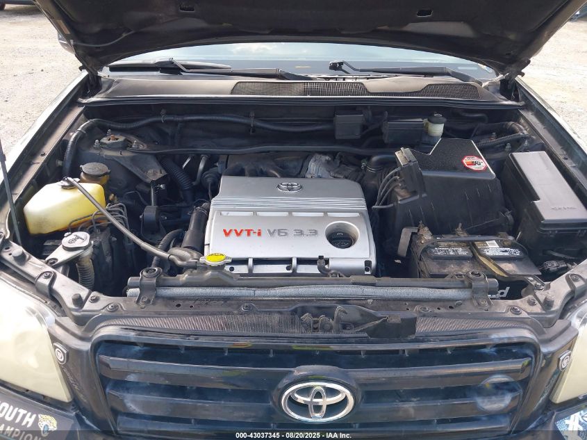 2004 Toyota Highlander Limited V6 VIN: JTEDP21A840032261 Lot: 43037345