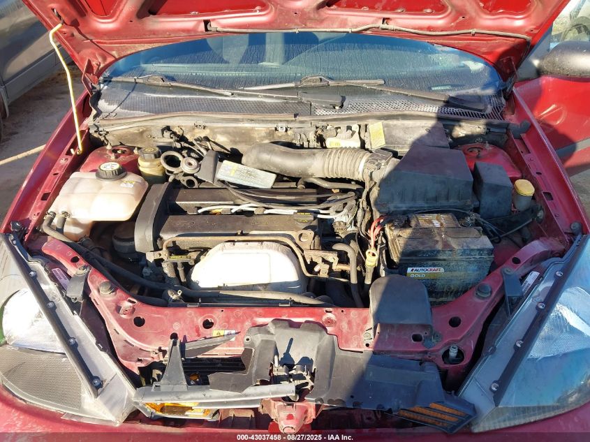 2003 Ford Focus Zx3 VIN: 3FAFP31373R166784 Lot: 43037458