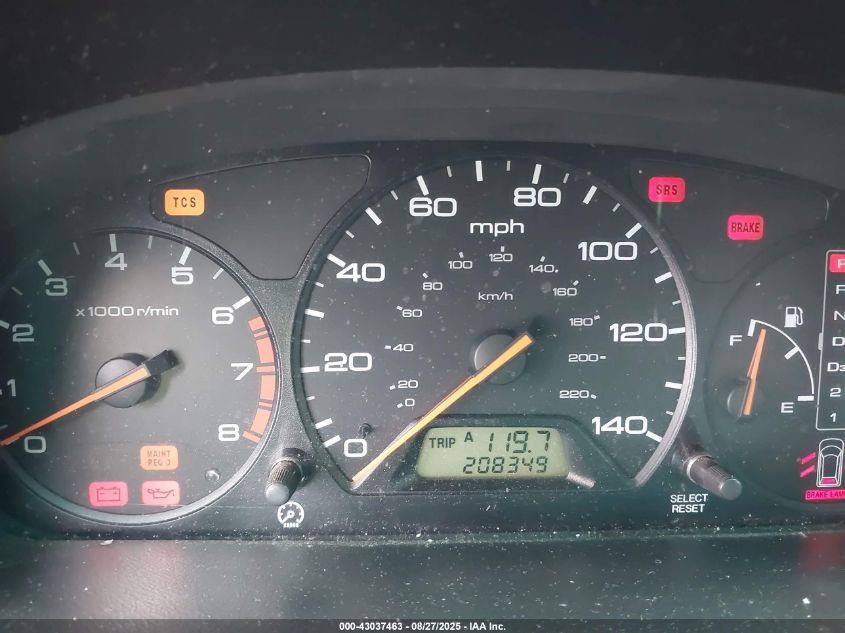 2002 Honda Odyssey Ex VIN: 2HKRL18602H515843 Lot: 43037463