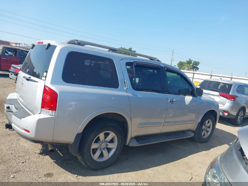 2012 Nissan Armada Sv VIN: 5N1AA0NC2CN616645 Lot: 43037622