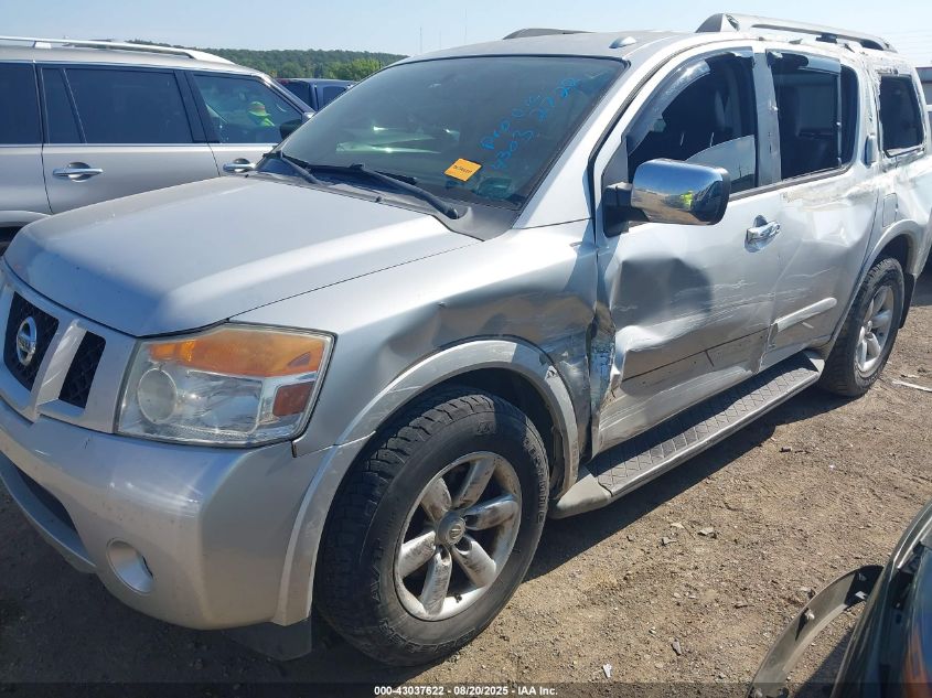 2012 Nissan Armada Sv VIN: 5N1AA0NC2CN616645 Lot: 43037622