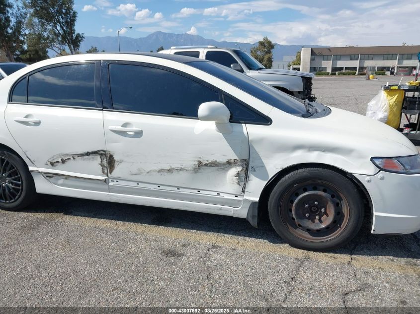 2007 Honda Civic Lx VIN: JHMFA16547S001018 Lot: 43037692