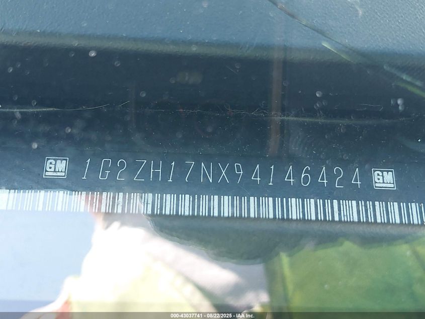 2009 Pontiac G6 Gt VIN: 1G2ZH17NX94146424 Lot: 43037741