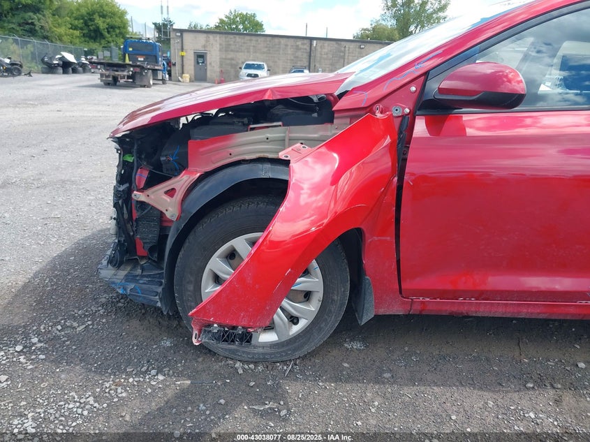 2018 Hyundai Accent 1.6 Se sel Red Lot 111043038077 Vin 3KPC24A38JE012736