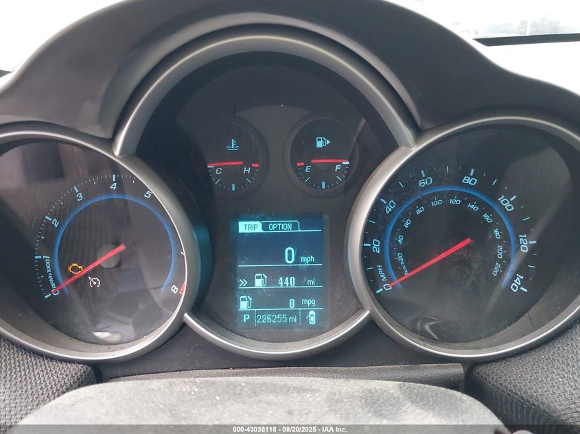 2014 CHEVROLET CRUZE LT 1G1PK5SB7E7437778