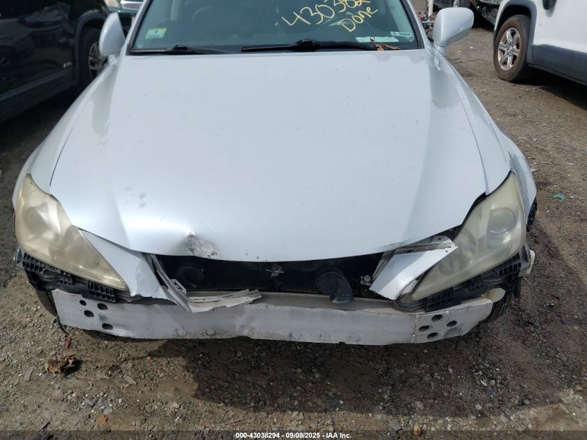 2008 Lexus Is 250 VIN: JTHCK262385024107 Lot: 43038294