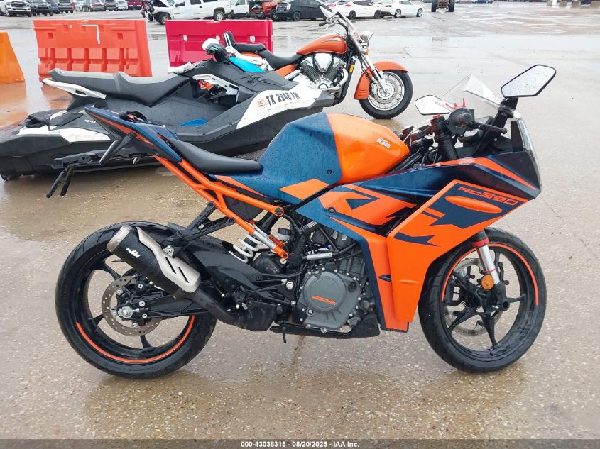 2022 Ktm 390 Rc VIN: MD2JYJ408NC214652 Lot: 43038315
