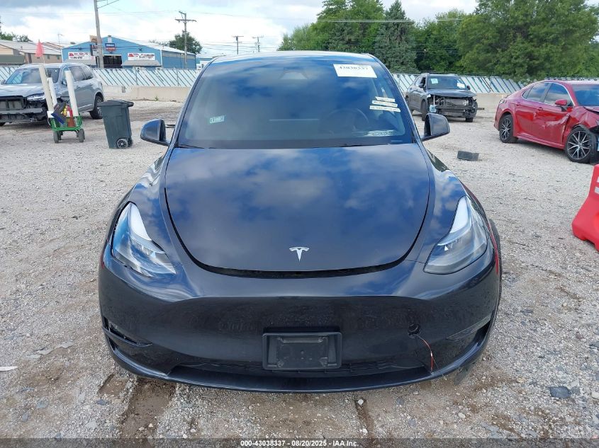 2024 Tesla Model Y Long Range Dual Motor All-Wheel Drive VIN: 7SAYGDEE6RF993466 Lot: 43038337