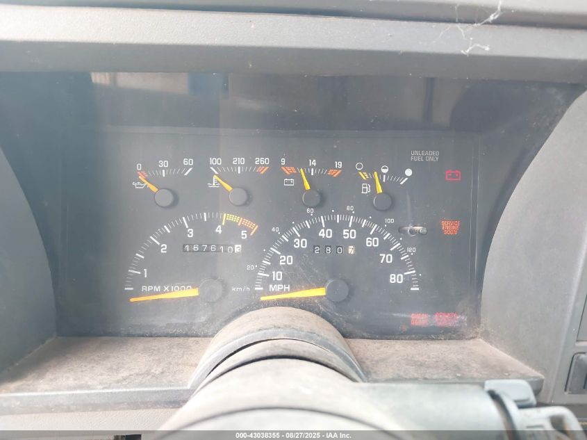 1993 GMC Sierra K3500 VIN: 1GTHK39N8PE541307 Lot: 43038355