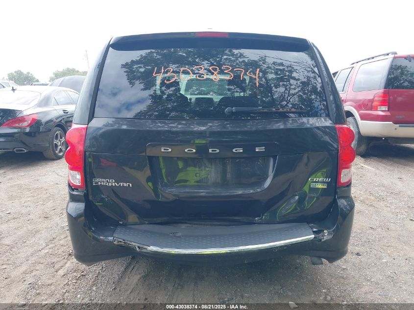 2012 Dodge Grand Caravan Crew VIN: 2C4RDGDGXCR404140 Lot: 43038374