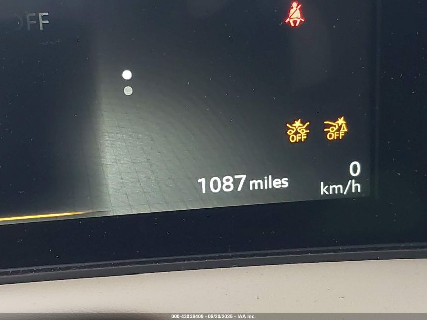 2025 Nissan Ariya Evolve+ VIN: JN8DF0BF6SM762735 Lot: 43038409