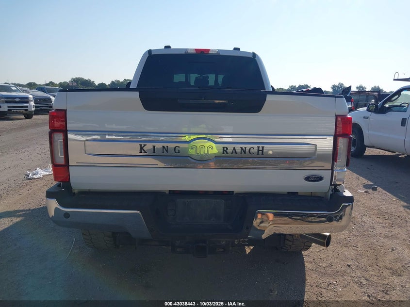 2022 Ford F-250 King Ranch VIN: 1FT7W2BN9NEC62160 Lot: 43038443