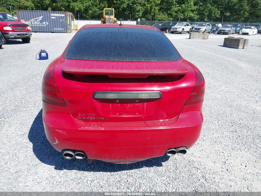 2006 Pontiac Grand Prix Gxp VIN: 2G2WC58C761272785 Lot: 43038523