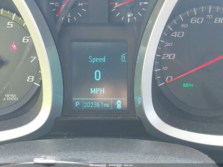 2012 Chevrolet Equinox 1Lt VIN: 2GNALDEK0C1184255 Lot: 43038595